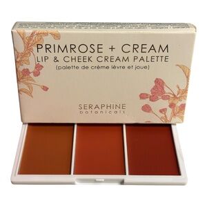 Seraphine Botanicals Primrose & Cream Lip & Cheek Palette